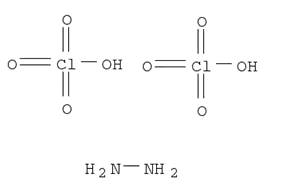 Molecular Structure of 13812-39-0 (Hydrazine, perchlorate (1:2))